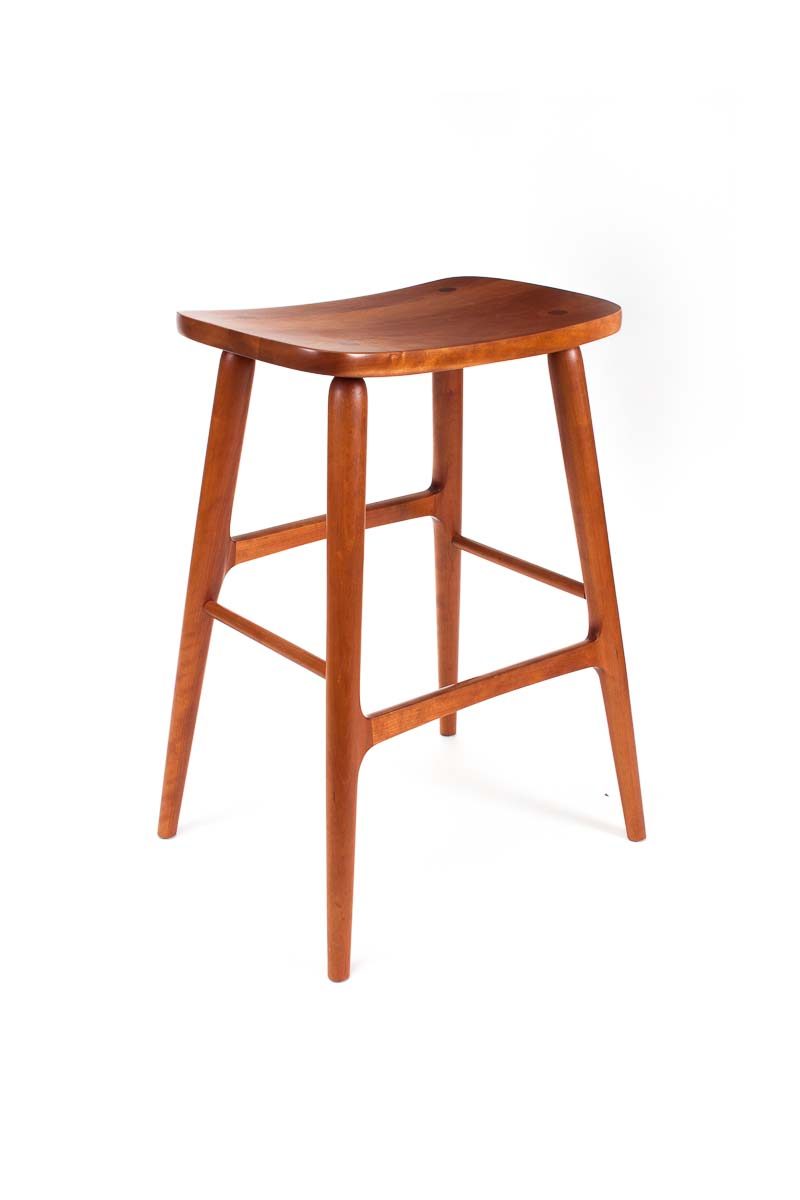 Berry barstool in cherry
