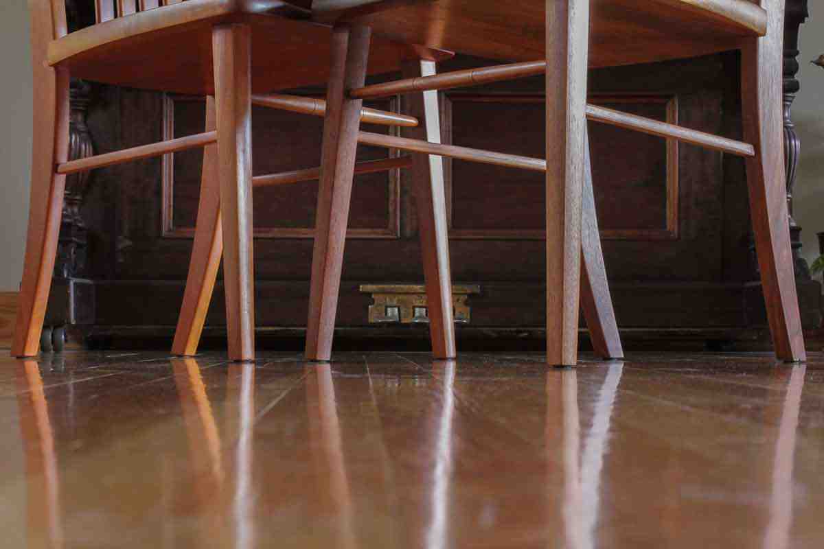chair legs on floor