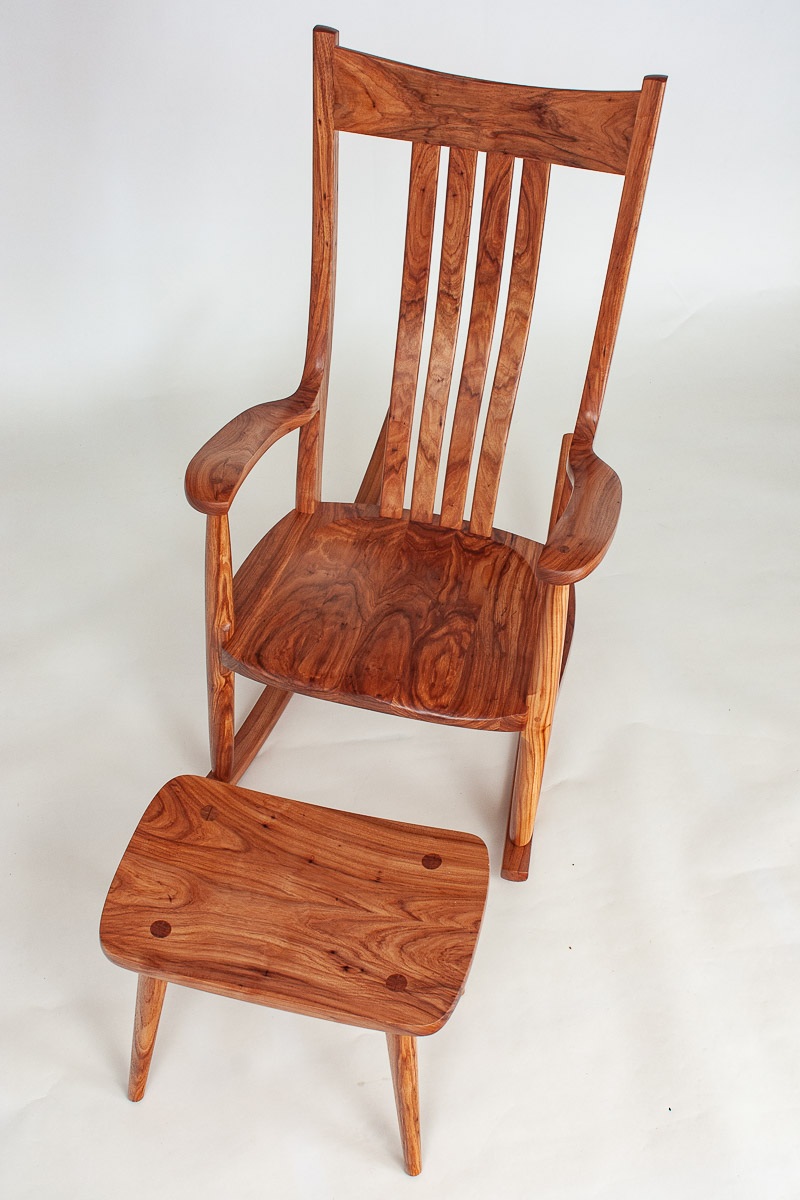 Texas Pecan Rocking Chair #4049 (2)