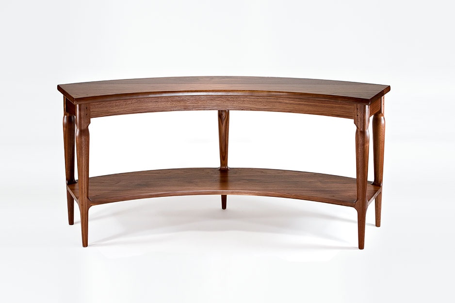 curved entry table