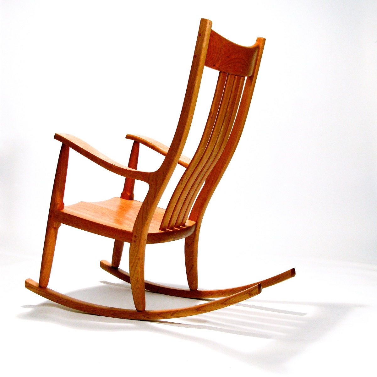 handcrafted, comfortable rocking chair