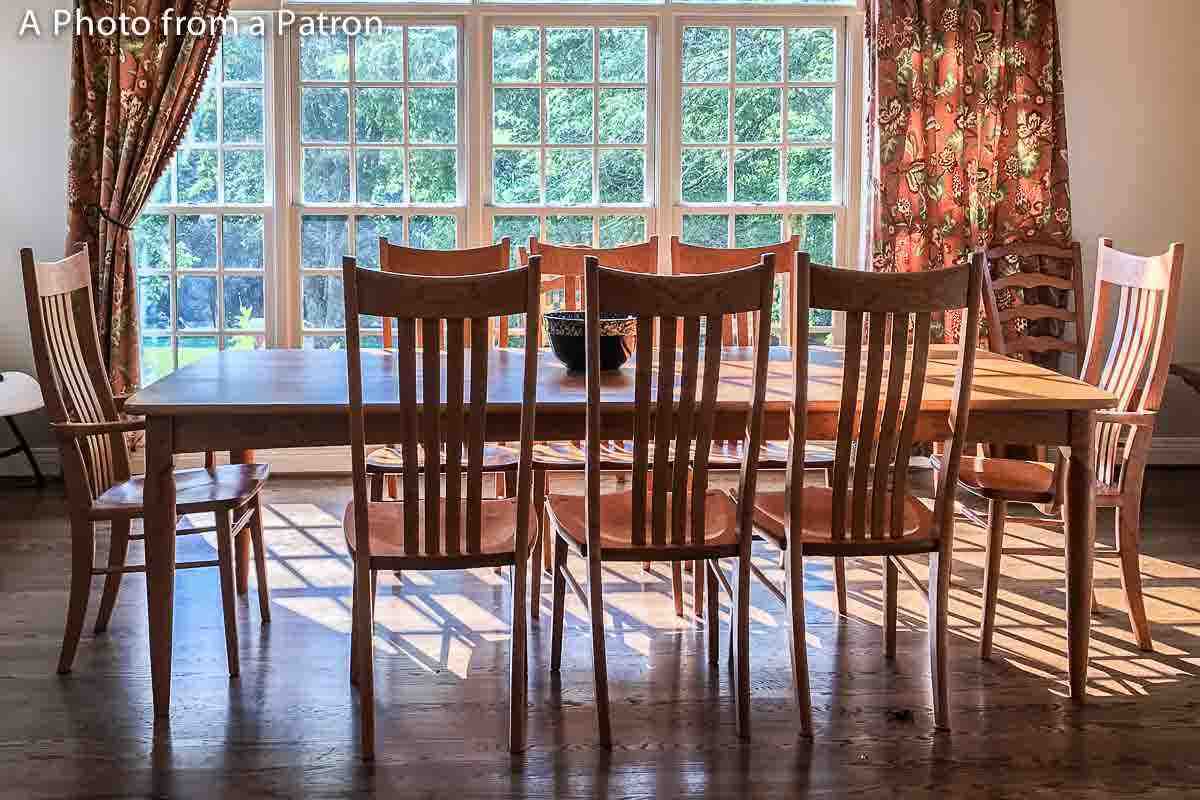 Wilson dining chairs with Paschall dining table